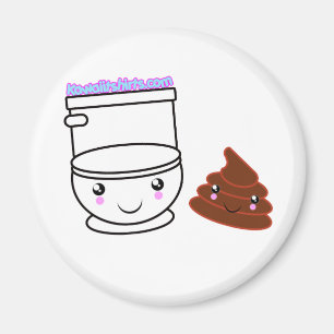 Loo & Poo Kawaii friends t-shirts & more Magnet