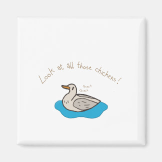 Look at all those chickens! magnet