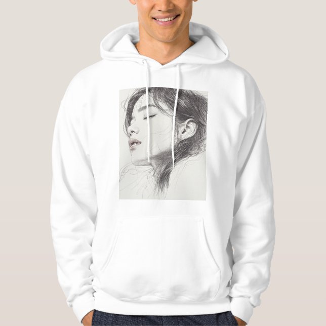 Look at her.  hoodie (Front)