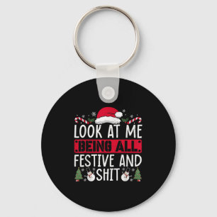 Look At Me Being All Festive And Humourous Christm Key Ring