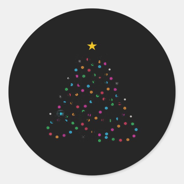 Look At Me Being All Festive And S Funny Christmas Classic Round Sticker (Front)