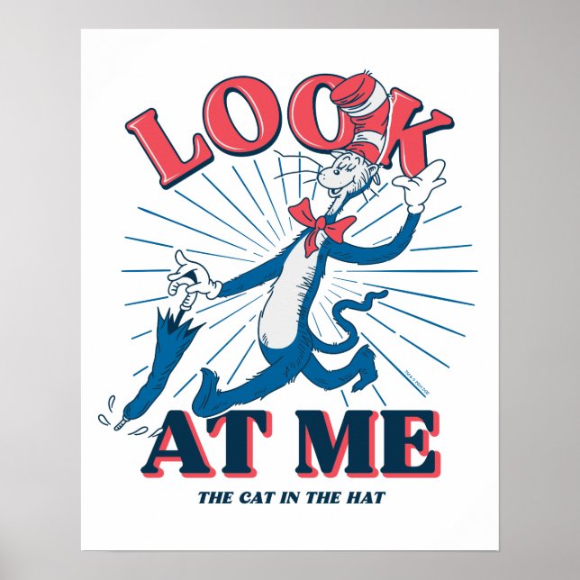 Look At Me Cat In The Hat Poster (Front)