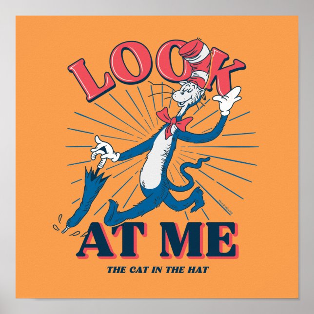 Look At Me Cat In The Hat Poster (Front)