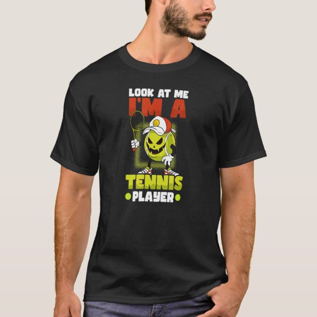 Look At Me Tennis Player Halloween Tennis Player T-Shirt (Front)