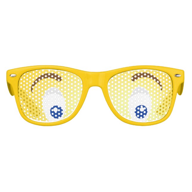 Look at my eyes | Funny Party Gifts Kids Sunglasses (Front)