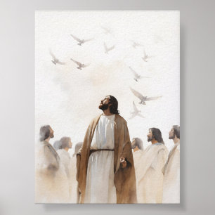 Look at the Birds of the Air - Matthew 6:26 Poster