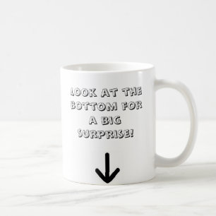 Look at the bottom for a big surprise! coffee mug