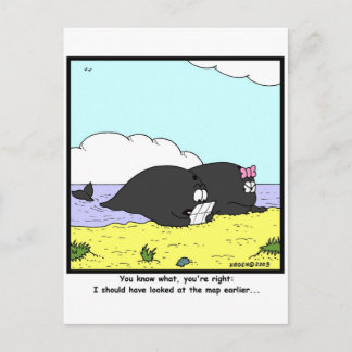 Look at the Map Postcard