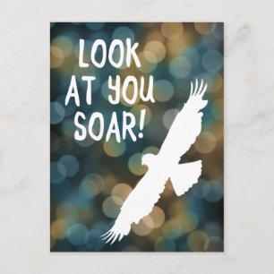 look at you soar postcard