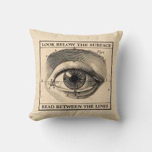 Look Below the Surface Throw Pillow