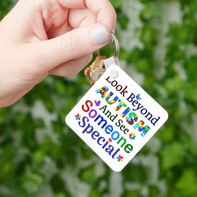 Look Beyond AUTISM Key Ring (Hand)