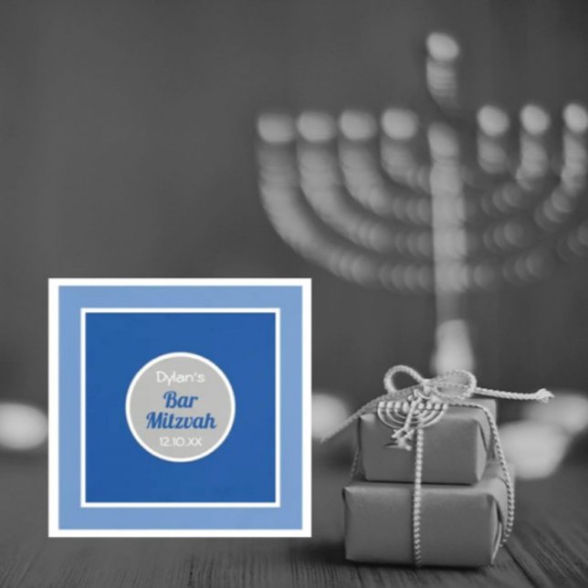 Look! Custom Bar Mitzvah Guest towels Napkin (Creator Uploaded)