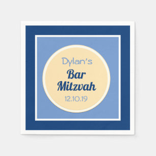 Look! Custom Bar Mitzvah napkins