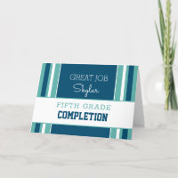 Look! Custom grade completion card! Card