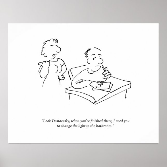 Look Dostoevsky Poster (Front)