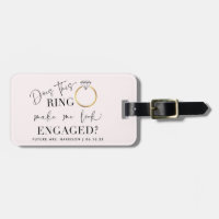 Look Engaged Future Mrs Pretty Blush Pink Ring