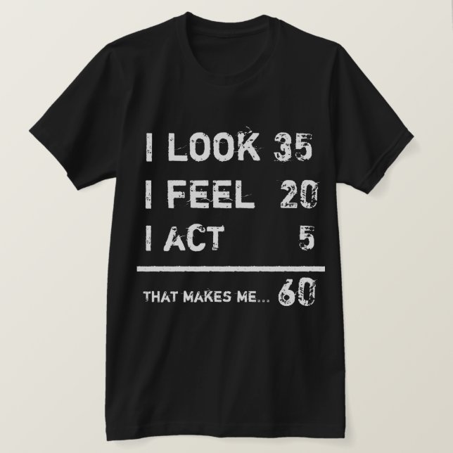 Look Feel Act T-Shirt (Design Front)
