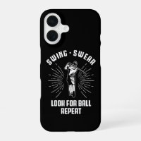 Look for Ball Repeat Golf Nerd Vintage Golfing Pun