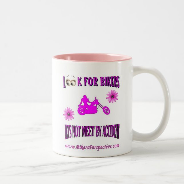 Look for Bikers Ladies Daisy Mug (Right)