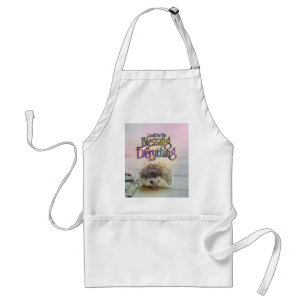 Look For The Blessing Hedgehog Motivational Quote Standard Apron
