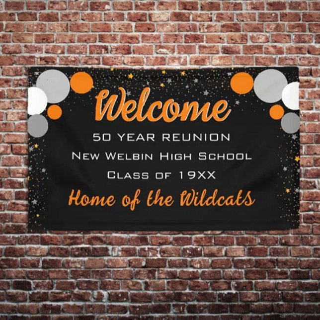 LOOK! Fun Confetti Class Reunion banner (Creator Uploaded)