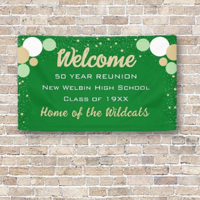 LOOK! Fun Confetti Class Reunion banner (Creator Uploaded)