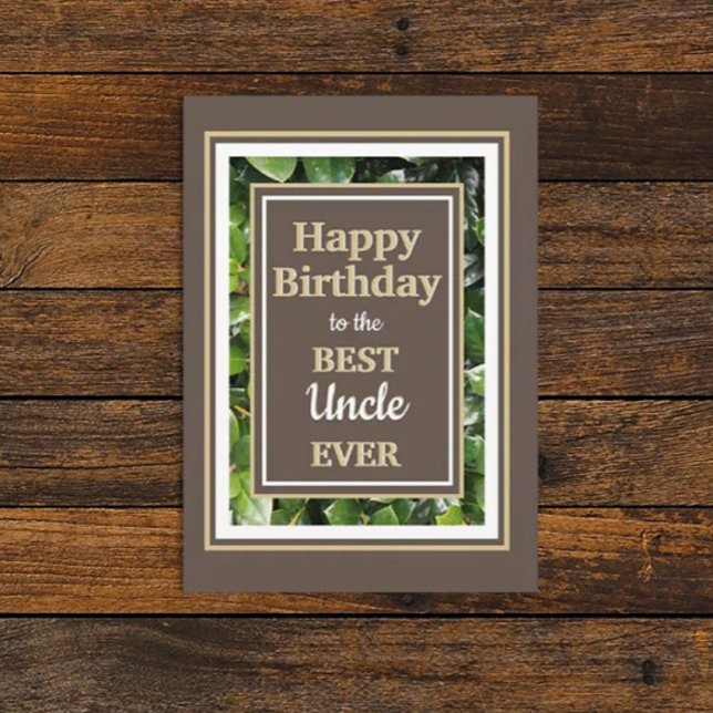 Look! Happy Birthday Uncle greeting card (Creator Uploaded)
