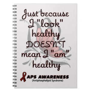 "Look" healthy/Butterfly...APS Notebook