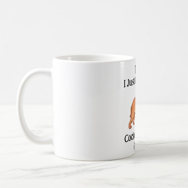 Look i Just Really Like Cocker spaniel Okay ?  Coffee Mug (Left)