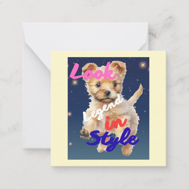 Look,Legend In Style  Card (Front)