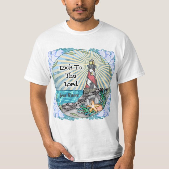 Look Lighthouse Christian  t-shirt (Front)