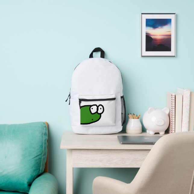 look like frog printed backpack (Insitu)