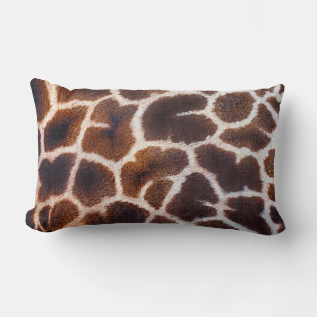 Look of Africa Giraffe Skin Effect Lumbar Cushion (Front)