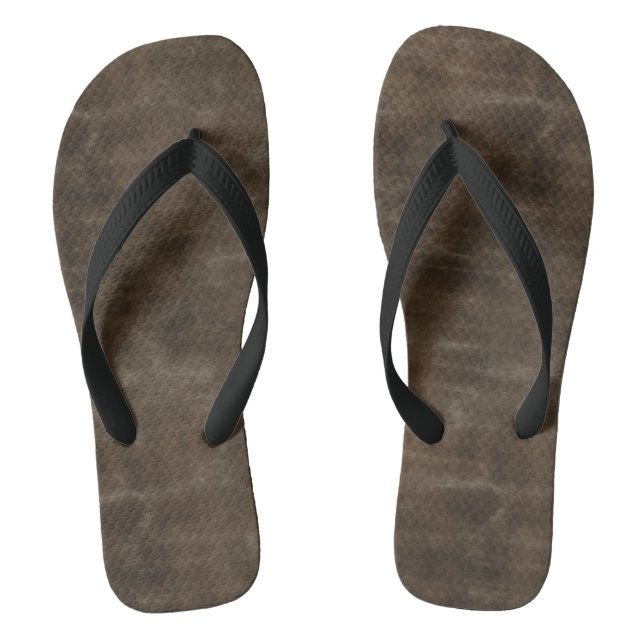look of leather thongs (Footbed)