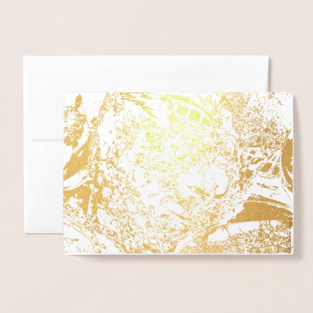 Look of Love Golden Foil Card (Front With Envelope)