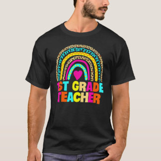 Look Out First Grade Teacher Kids Here I Come Back T-Shirt