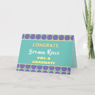 Look! Pre-K graduation card
