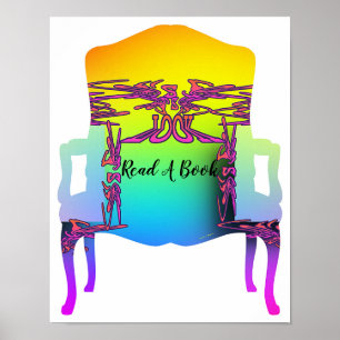 Look, Read A Book Poster
