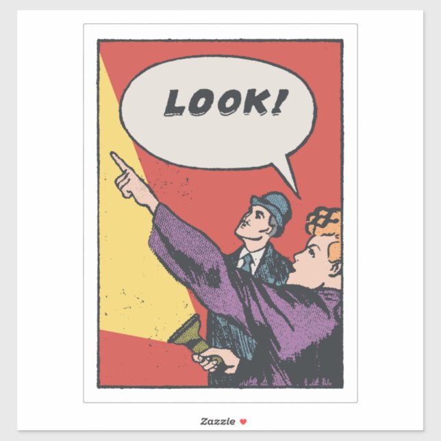 LOOK! The Thing in the Sky • Golden Era Comic Art (Sheet)