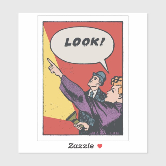 LOOK! The Thing in the Sky • Golden Era Comic Art (Sheet)