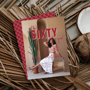 Look This Good   Any Year Birthday Party Photo Invitation