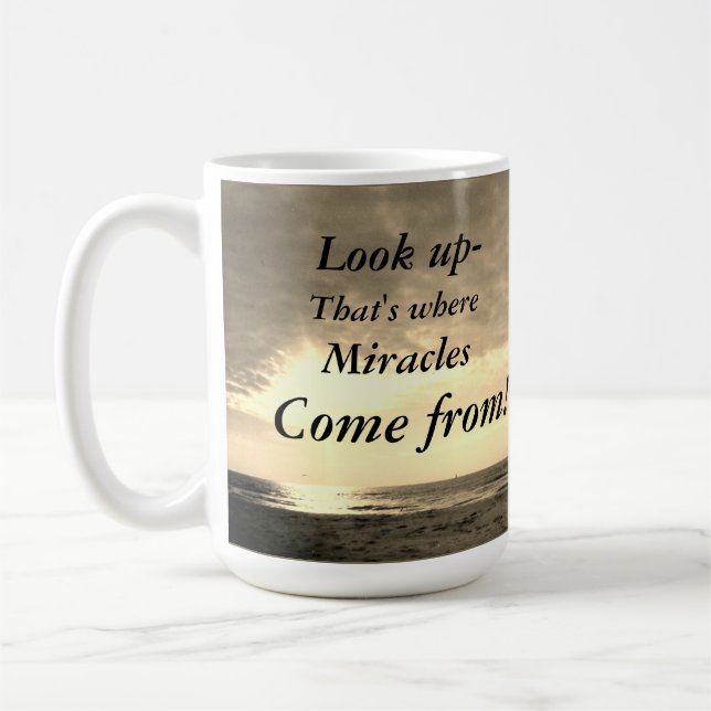 LOOK UP  COFFEE MUG (Left)