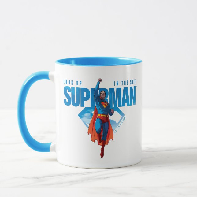 Look Up It’s Superman Mug (Left)