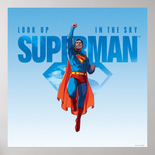 Look Up It’s Superman Poster (Front)