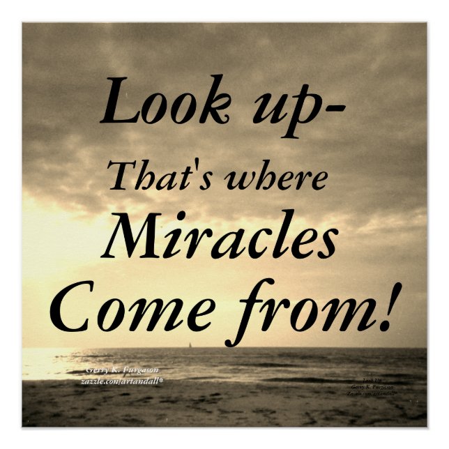 LOOK UP  POSTER (Front)