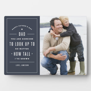 Look Up To Father's Day Plaque