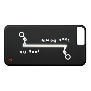 Look up vs look down (& the stick men) iPhone 8 plus/7 plus case