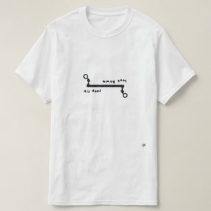 Look up vs look down (& the stick men) T-Shirt