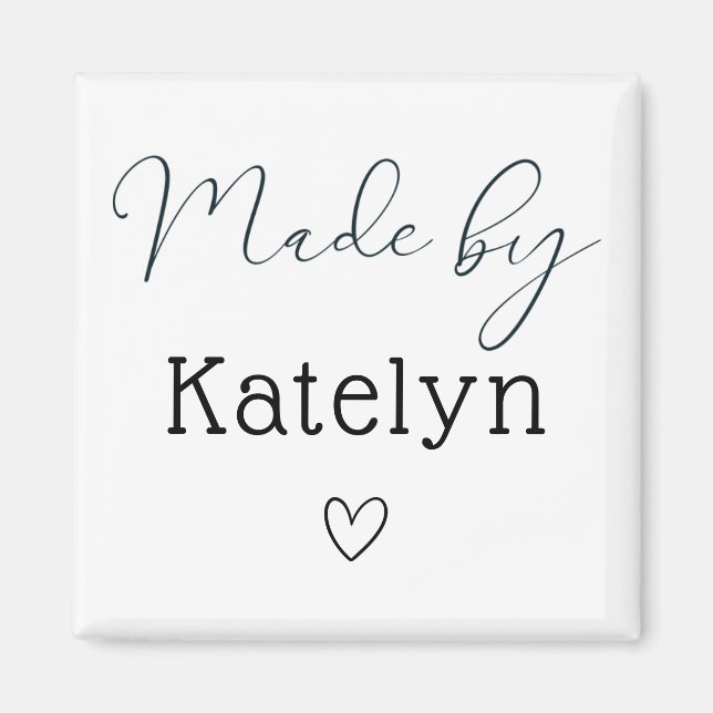 Look What I Made Personalised  Magnet (Front)