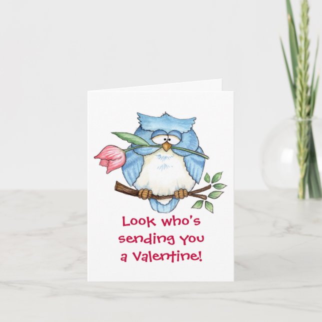 Look who - Valentine Card (Front)